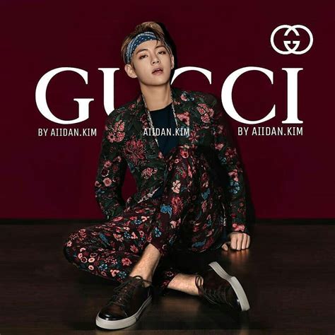 bts taehyung loved gucci|BTS v Gucci outfits.